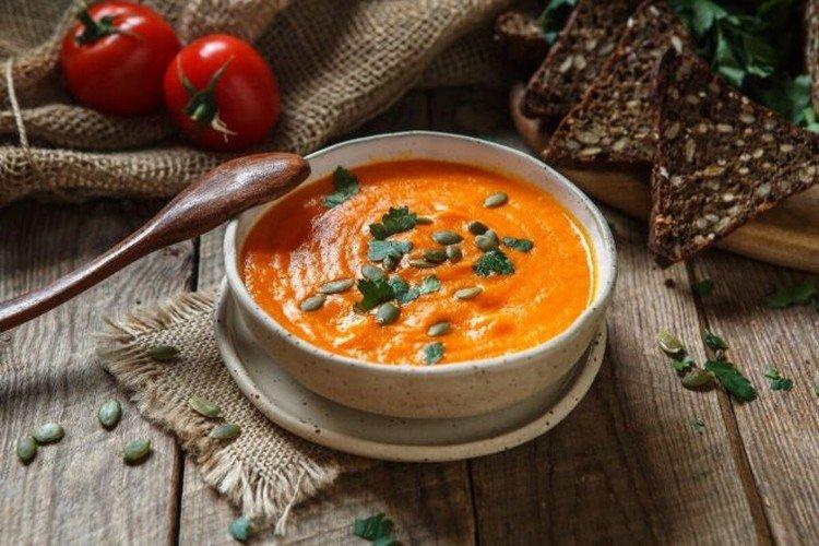 Soupe de citrouille maigre