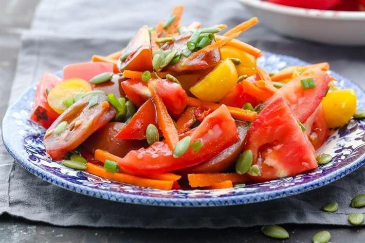 Salade rouge aux carottes