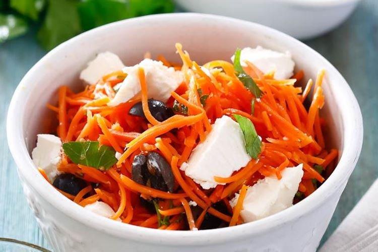 Salade de carottes en conserve