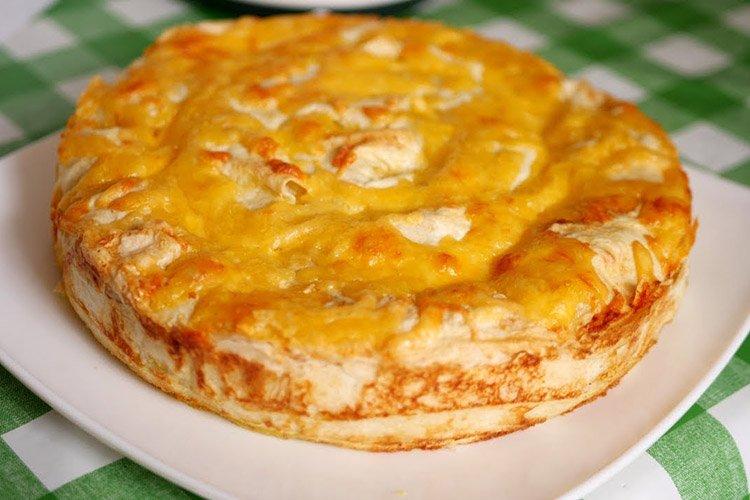 Tarte au porc copieux