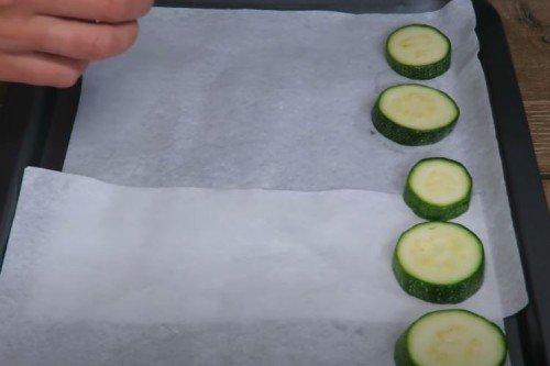 Courgettes croustillantes au four