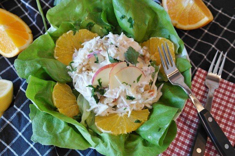 Salade de céleri à la dinde Waldorf