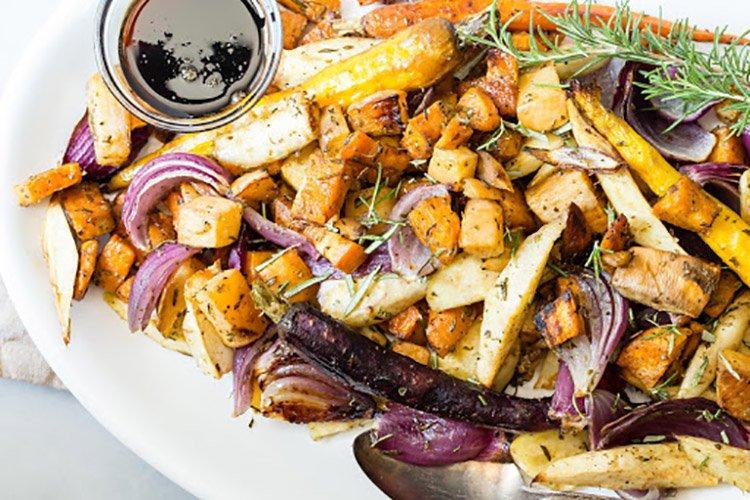 Salade de céleri rôti