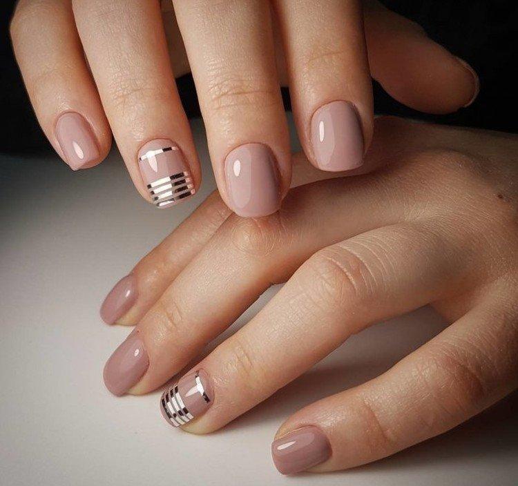 Manucure nue - photos et idées