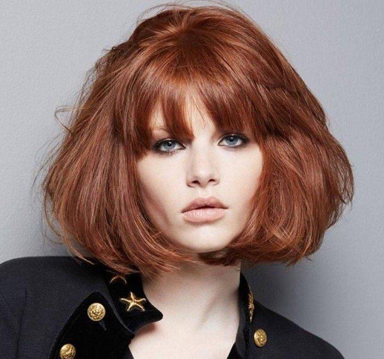 Coupes de cheveux avec frange 2021 - photos et belles idées