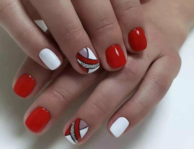Manucure rouge - photo et belles idées