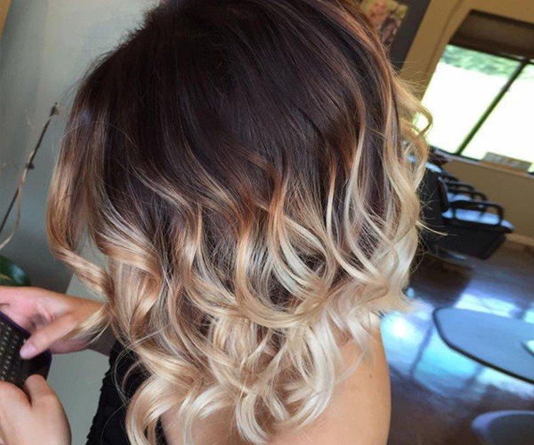 Balayage pour cheveux courts