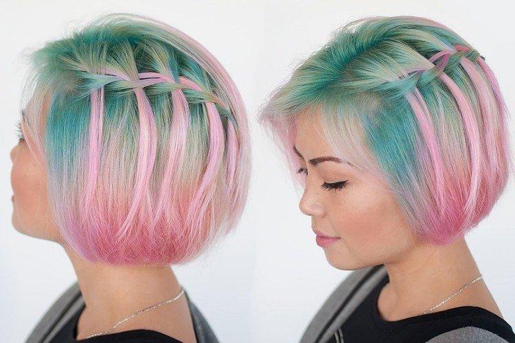 Coloration pastel colorée