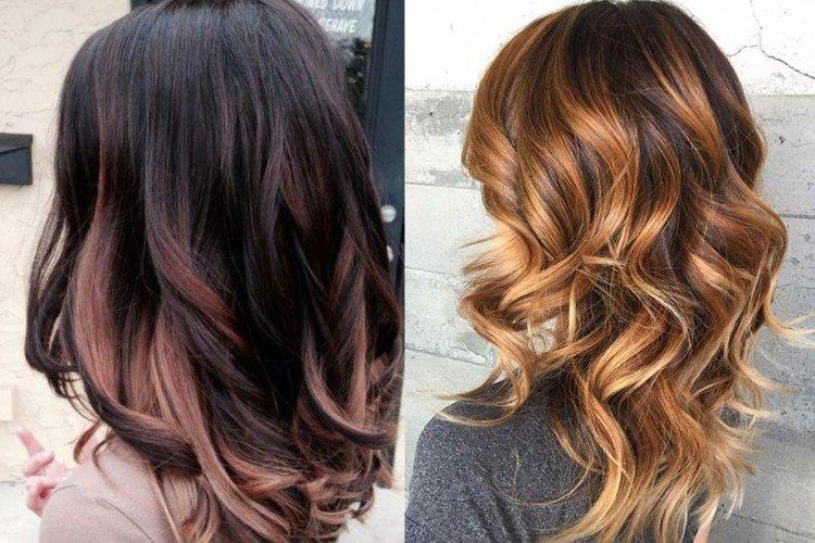 Coloriage de balayage - exemples de photos