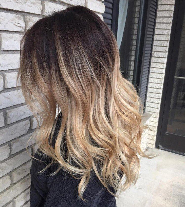 Coloriage de balayage - exemples de photos