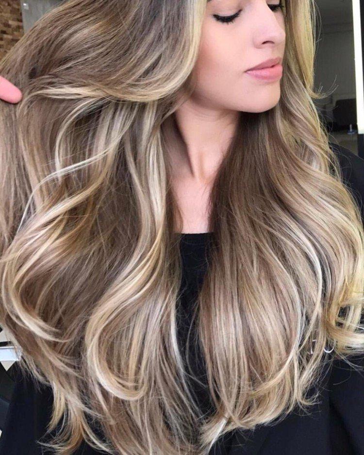 Coloriage de balayage - exemples de photos