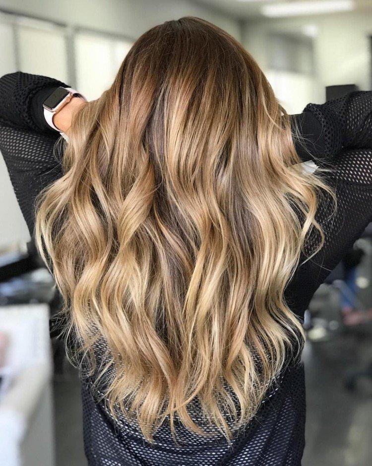 Coloriage de balayage - exemples de photos