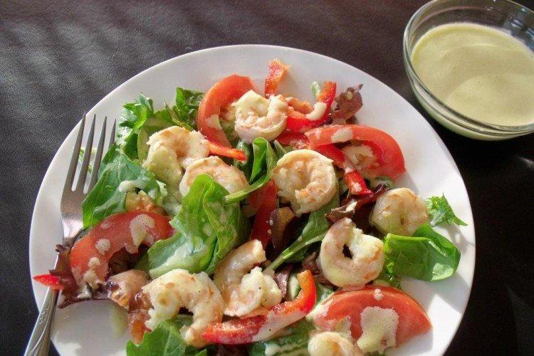 Salade De Crevettes Rafraîchissante