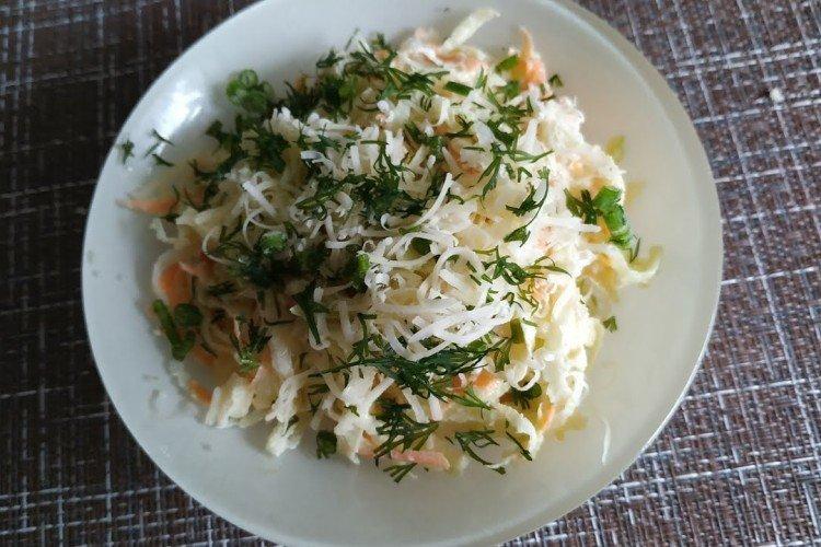 Salade de radis au fromage à pâte dure