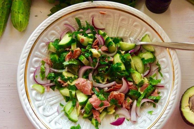 Salade de thon et avocat