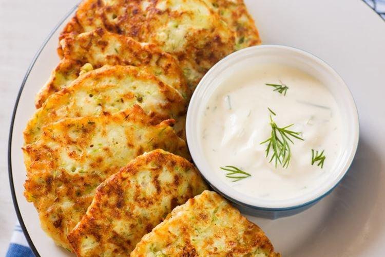 Crêpes de courgettes à la feta