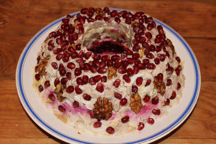 Salade des Fêtes au poulet fumé