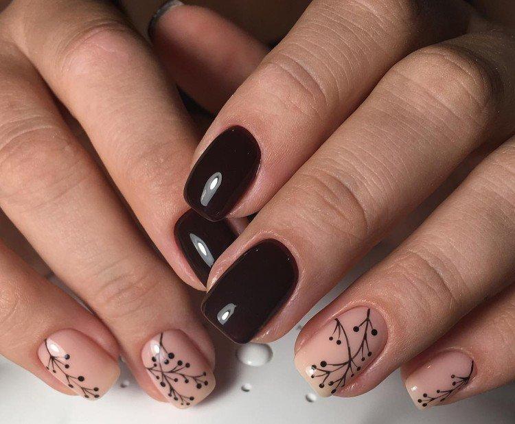 Manucure beige - photos et idées