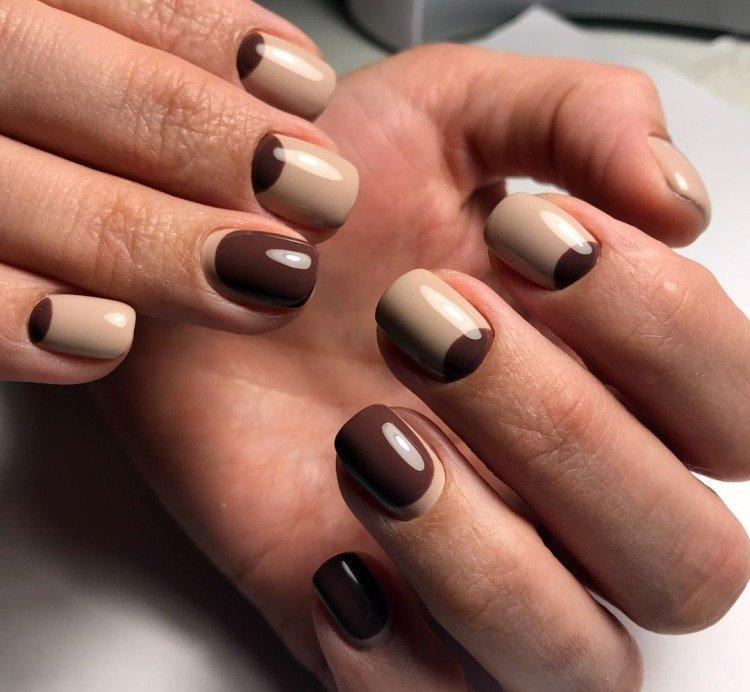 Manucure beige - photos et idées