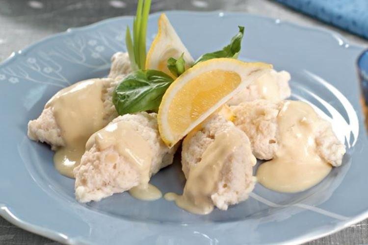 Boulettes de sandre sauce au vin