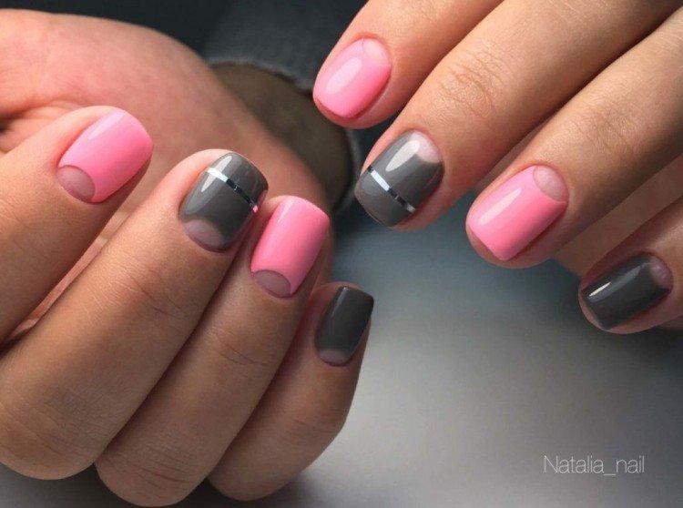 Manucure rose - photos et idées