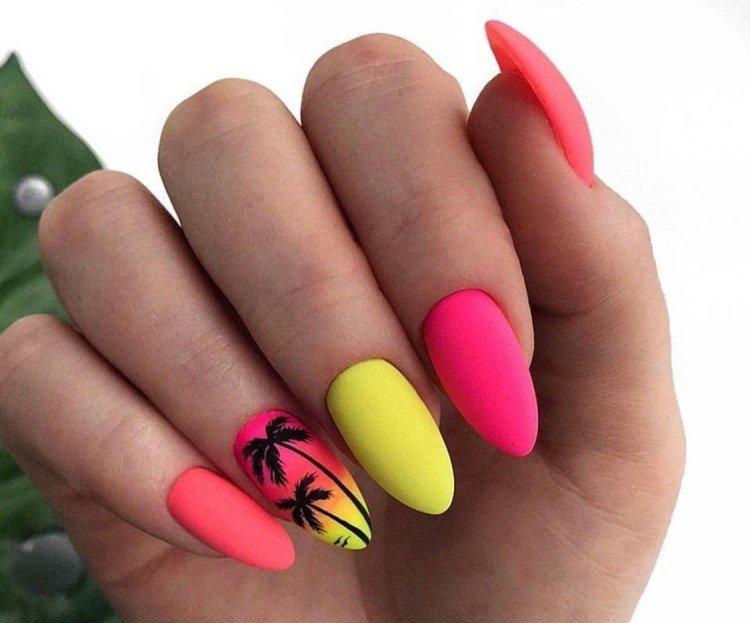 Manucure rose - photos et idées