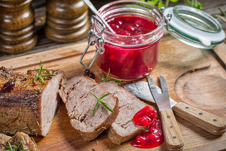 Sauce aux canneberges aigre-douce