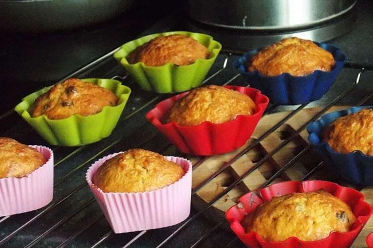 Muffins aux carottes et aux pommes