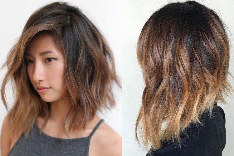 Shatush pour cheveux mi-longs