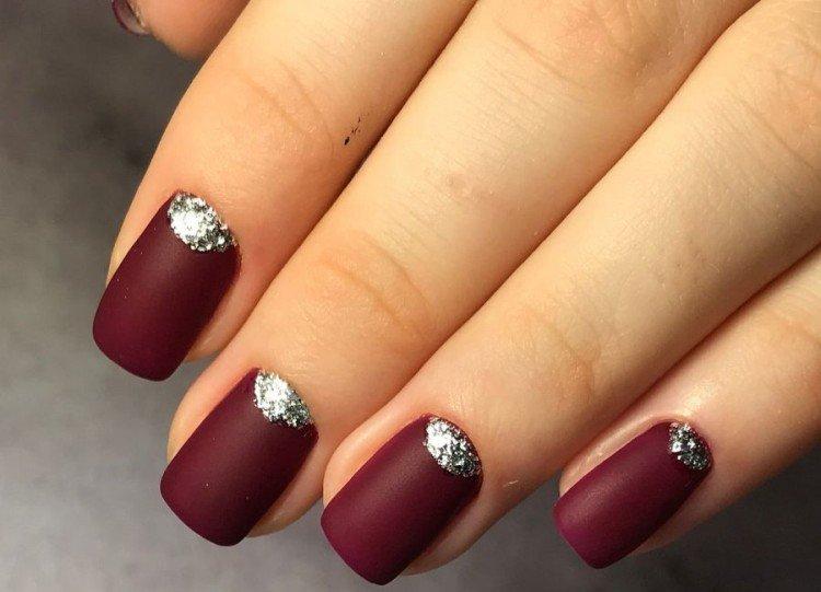 Manucure bourguignonne - photos et idées