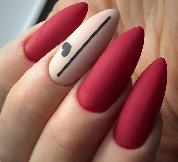 Manucure mate - photos et idées