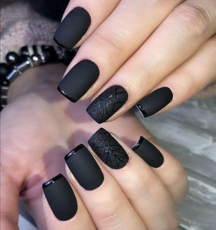 Manucure mate - photos et idées