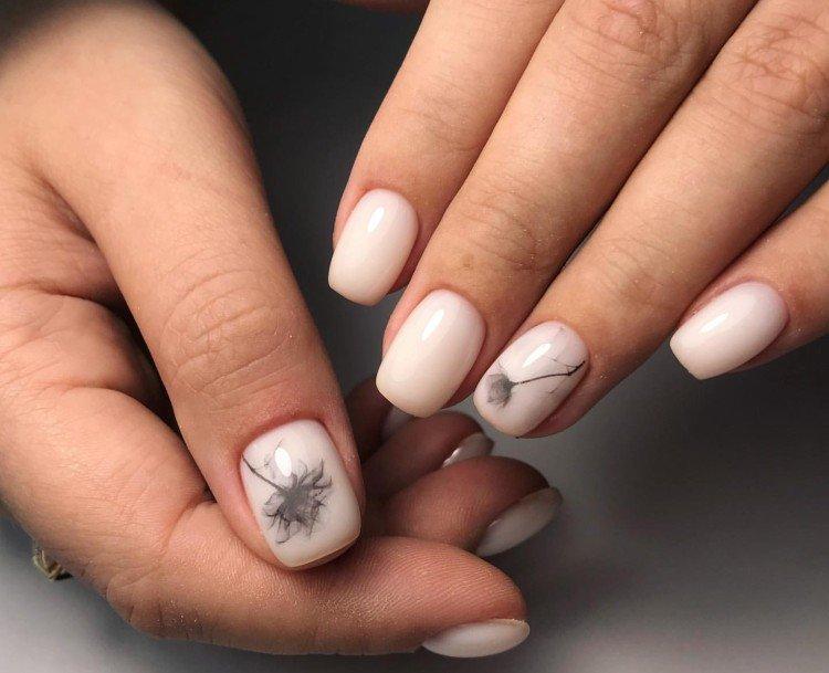 Manucure au lait - photos et idées