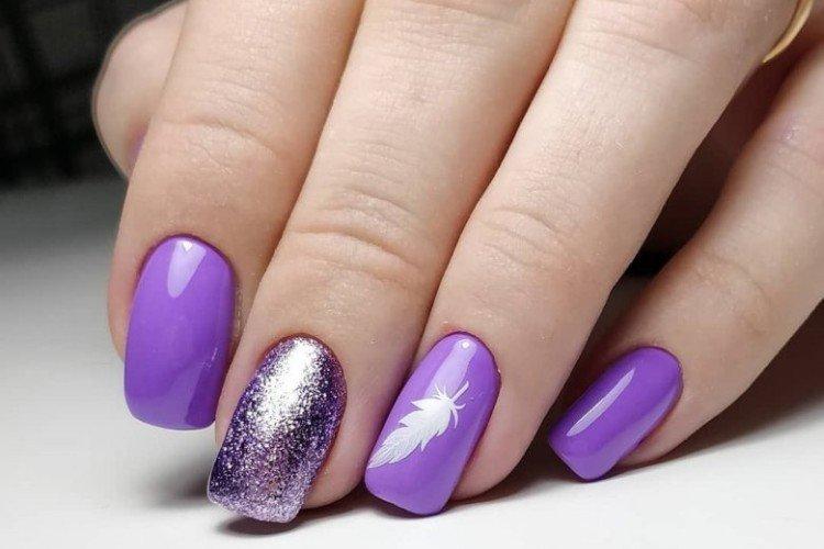 Manucure pailletée - photos et idées