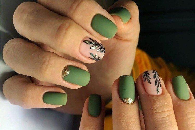 Manucure verte tendance 2021