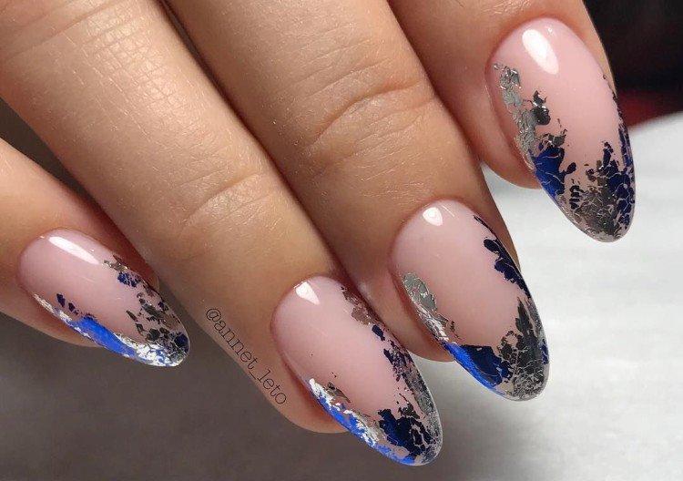 Manucure en feuille - photos et idées