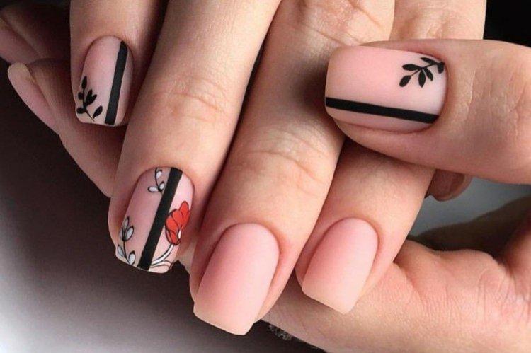 Conception pour ongles carrés