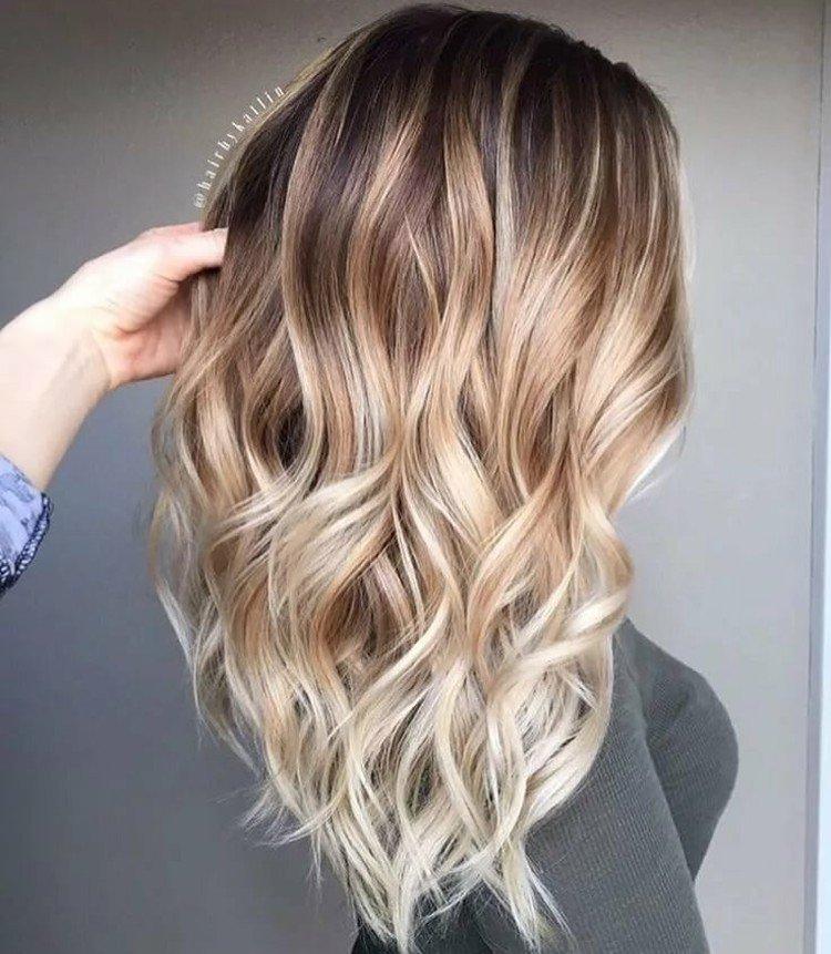 Balayage pour cheveux noirs - photos et idées