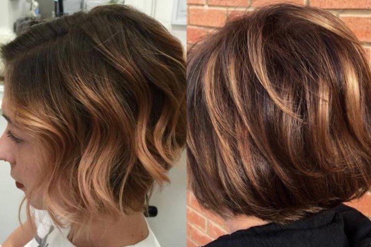 Balayage pour cheveux noirs courts