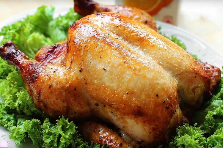 Poulet au four en mayonnaise