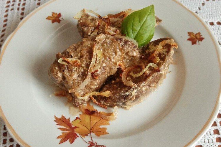 Foie de porc au lait