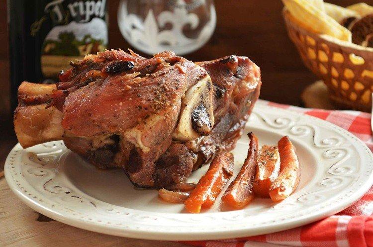 Jarret de porc au four