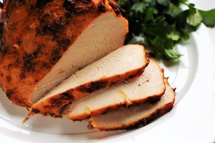 Porc bouilli maison en marinade moutarde-ail