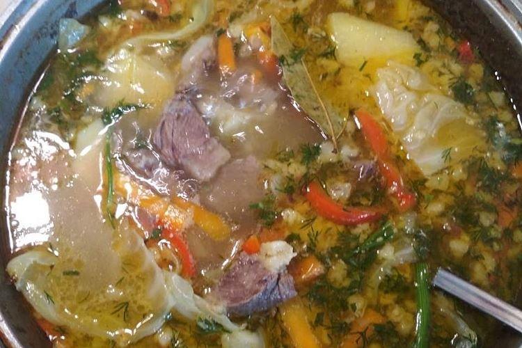 Shurpa de porc aux pois chiches