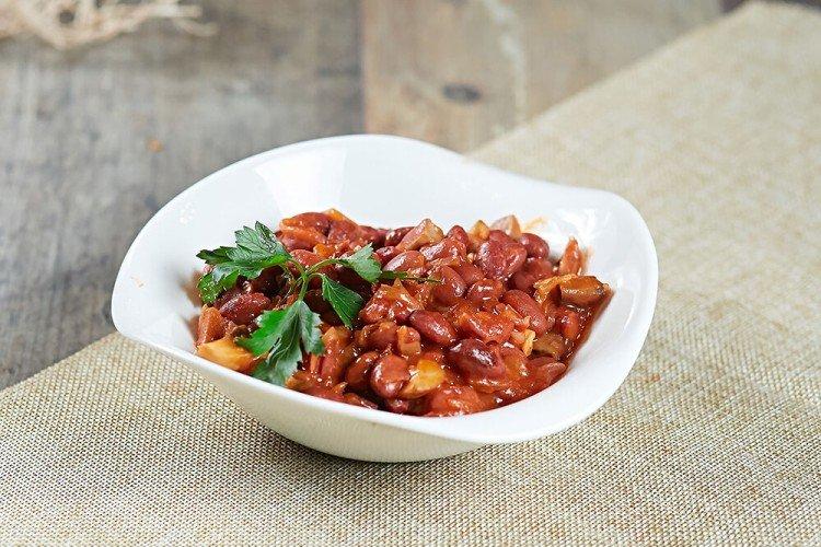 Légumes cuits aux haricots