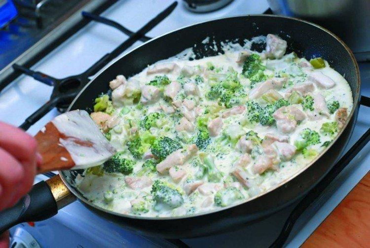 Légumes cuits à la crème sure