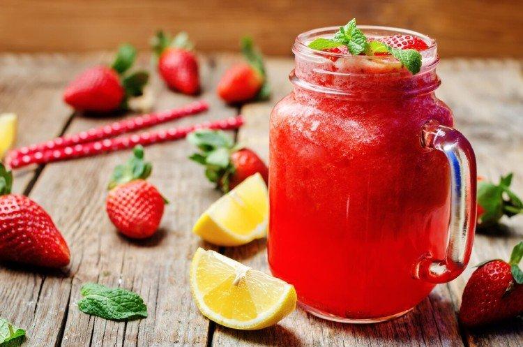 Limonade Gingembre Fraise