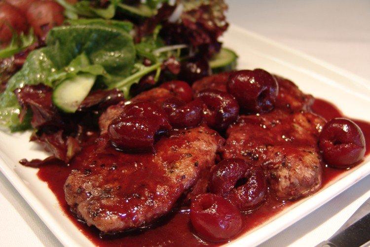 Boeuf au four aux cerises