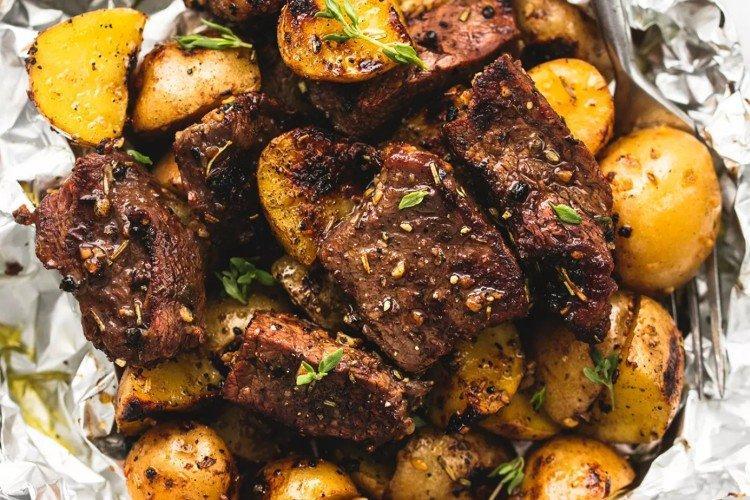 Boeuf aux pommes de terre au four