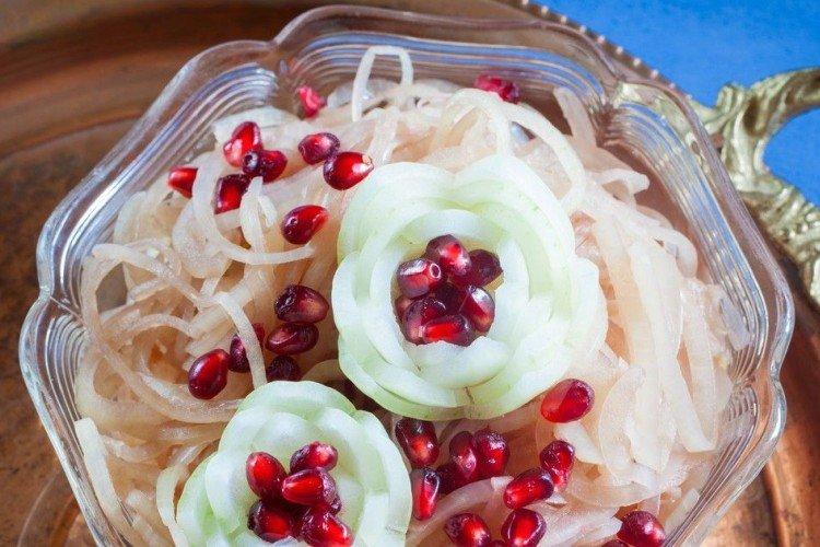 Oignons marinés à la grenade